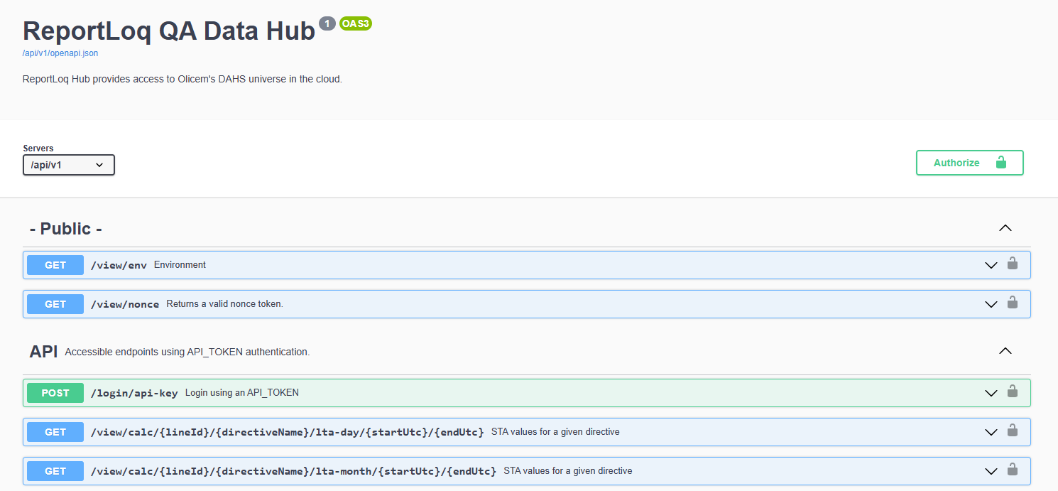 ReportLoq QA Data Hub